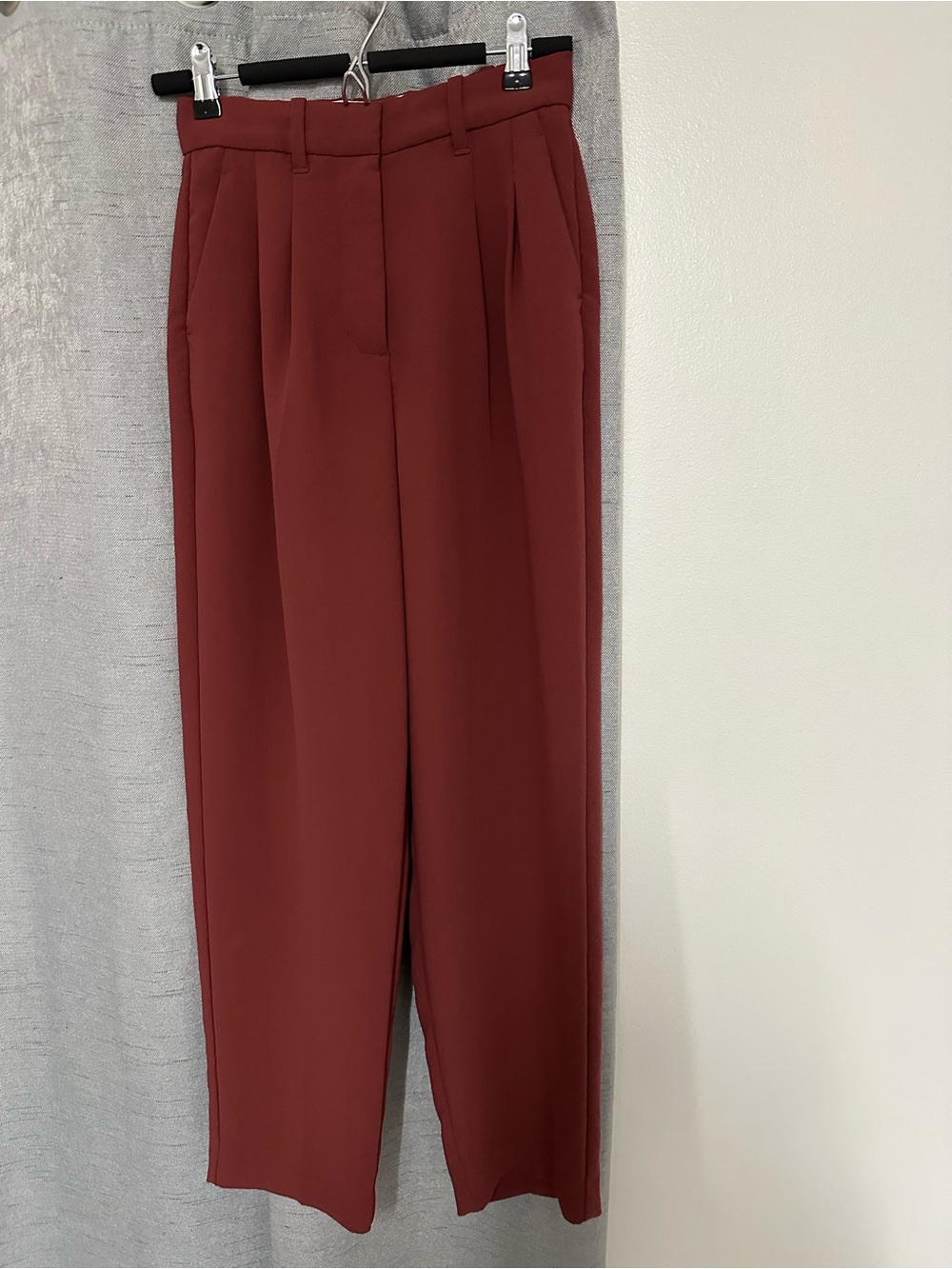 Wilfred High-Rise Pleated Wide-Leg Pants size 25” waist